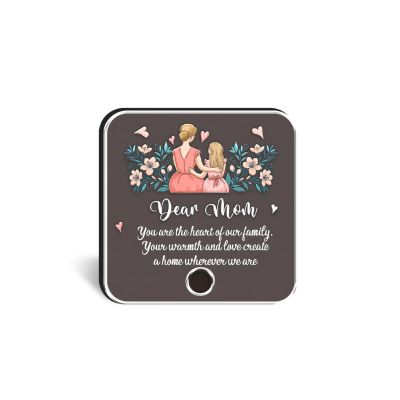 Personalized Dear Mom Musical Fridge Magnet Rechargeable Magnet with Speaker Mother’s Day Gift for Mom